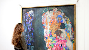 Gustav Klimt Leopold Museum Ausstellungsansicht