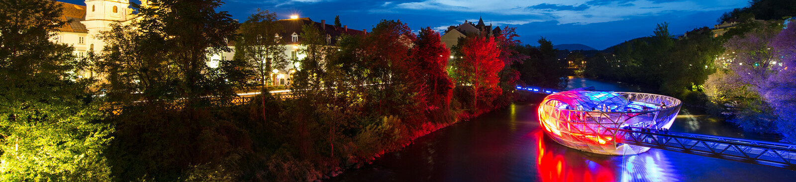 Murinsel (c) Graz Tourismus Harry Schiffer