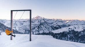 Snegynge i Damüls om vinteren © Martin Morscher - Damüls Faschina Tourismus