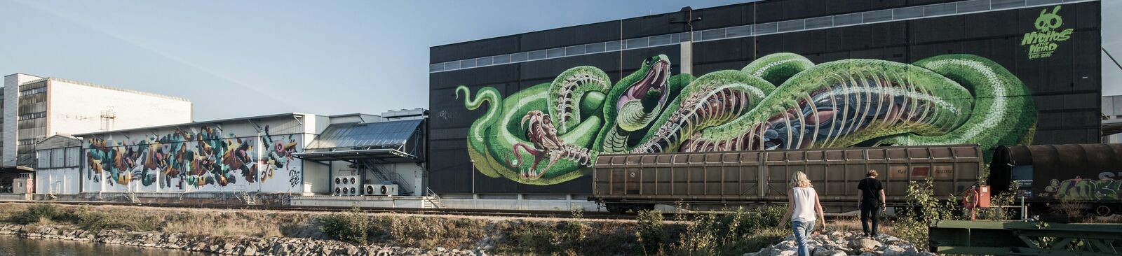 Mural Harbor: Graffiti-Kunst von Nychos