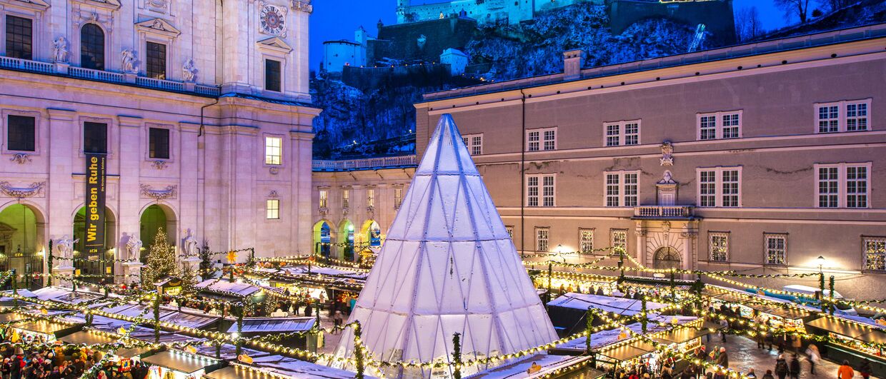 Stimmungsvoll: Der Christkindlmarkt in Salzburg