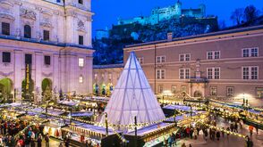 Stimmungsvoll: Der Christkindlmarkt in Salzburg