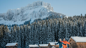 Winterwandern in der Blaa Alm