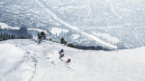 Skigebiet Nordkette oberhalb von Innsbruck