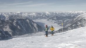 Schneeschuhwandern in der Region Dachstein Salzkammergut in Oberösterreich