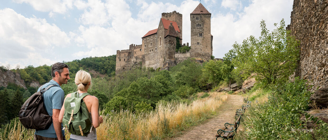 Die Burg Hardegg im niederösterreichischen Waldviertel