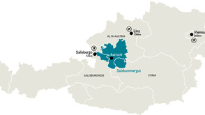 cartina del Salzkammergut (c) ENAT