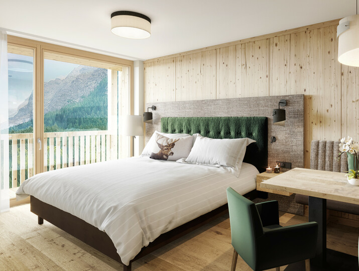 Zugspitz Resort, Familiensuite/Schlafzimmer