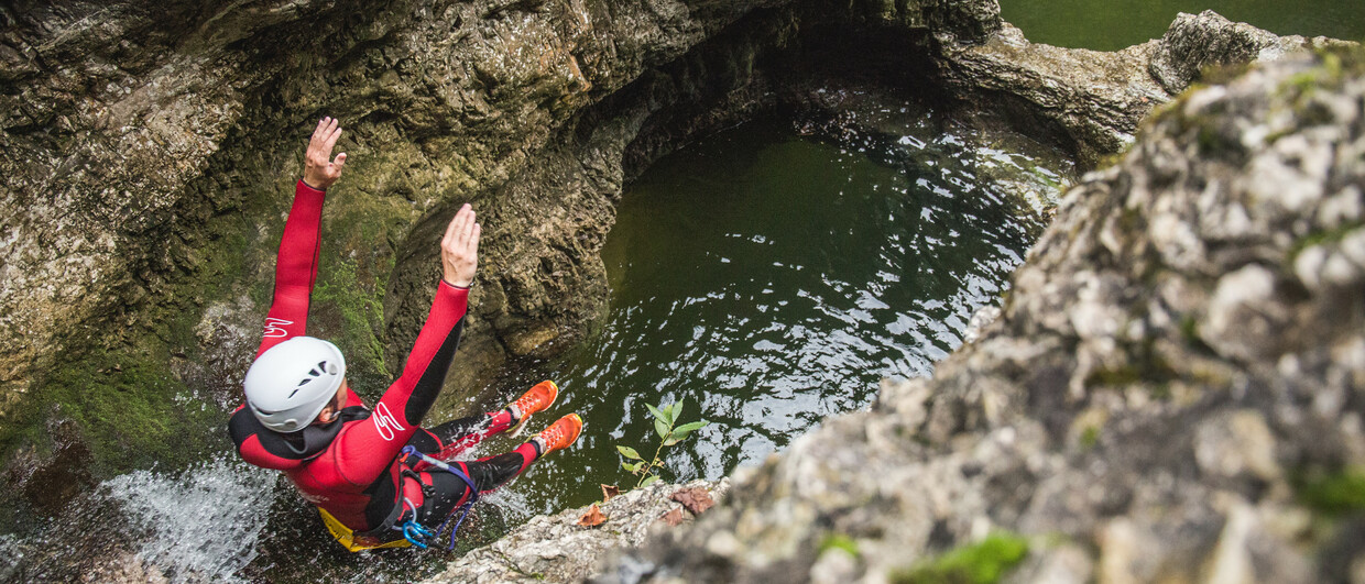 Canyoning nel Salisburghese (c) SLT Tourismus Michael Groessinger