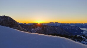 Sonnenaufgang am Hochanger