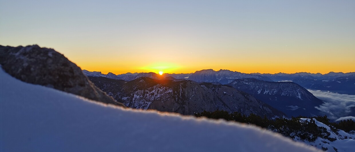 Sonnenaufgang am Hochanger